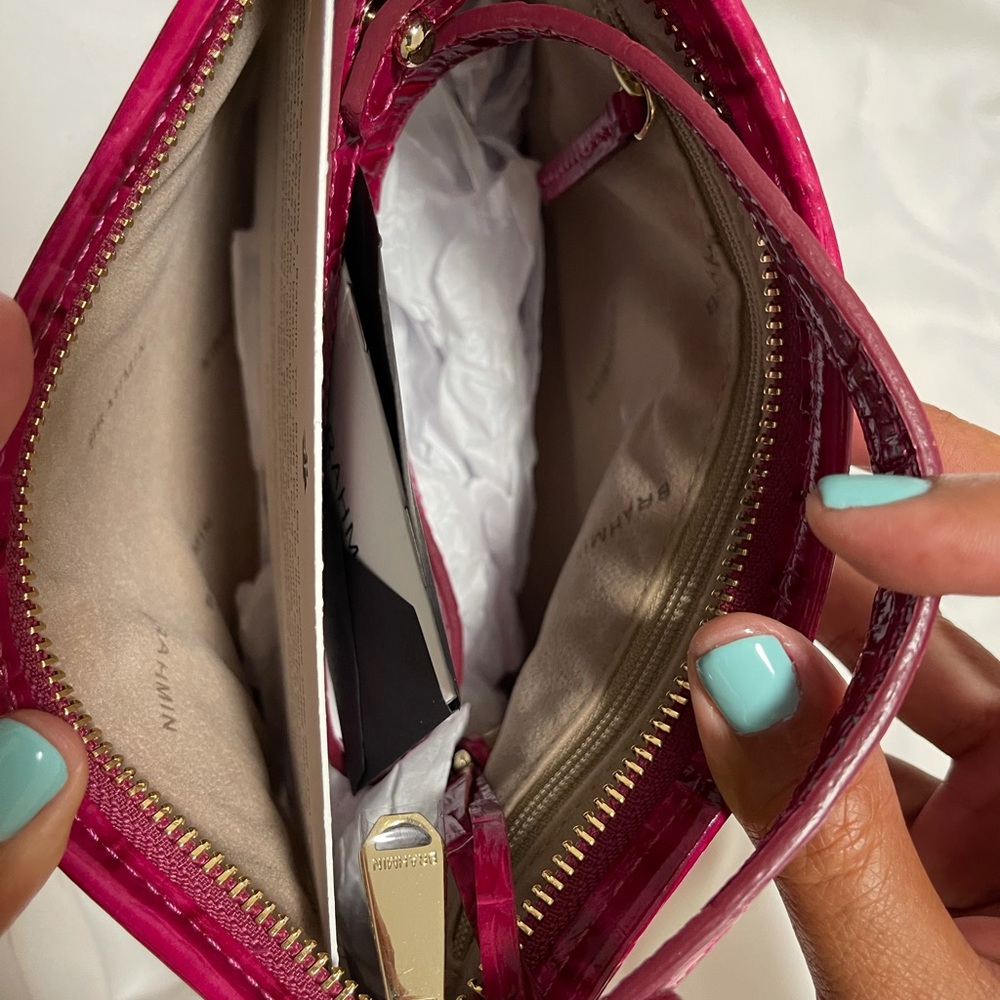 Brahmin pink handbag
